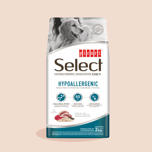 Sac de croquettes Select diet Hypoallergenic Carasco Pet Food