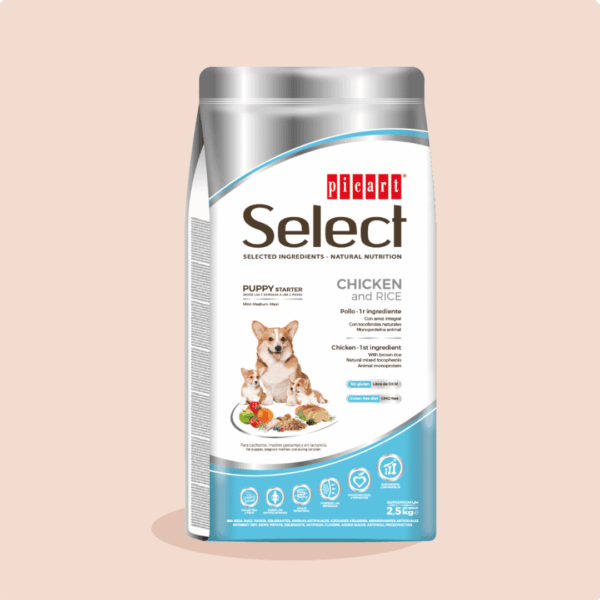Sac de croquettes Select Puppy Starter Carasco Pet Food