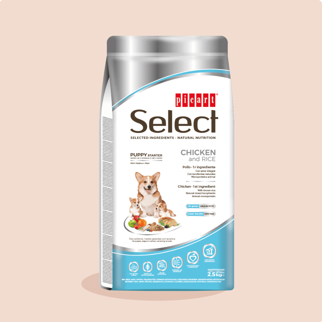 Sac de croquettes Select Puppy Starter Carasco Pet Food